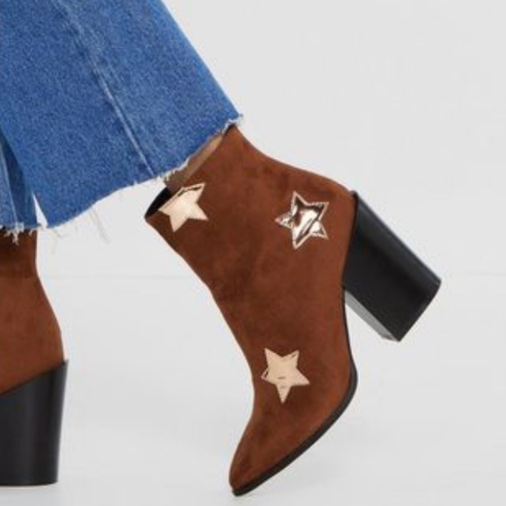 ISO Moon Star Tan Ankle Boot